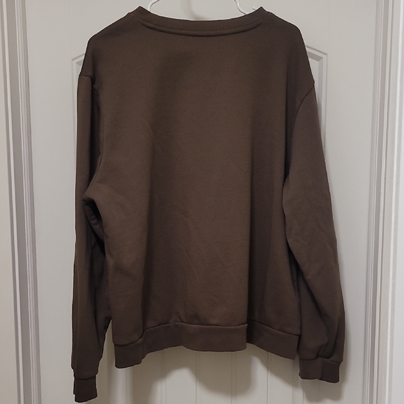 The North Face Women's Evolution Simple Domw Crew In Smokey Brown - Picture 3 of 3